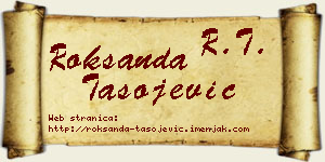 Roksanda Tasojević vizit kartica